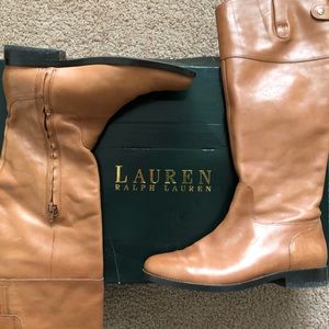 Ralph Lauren Tan Boots